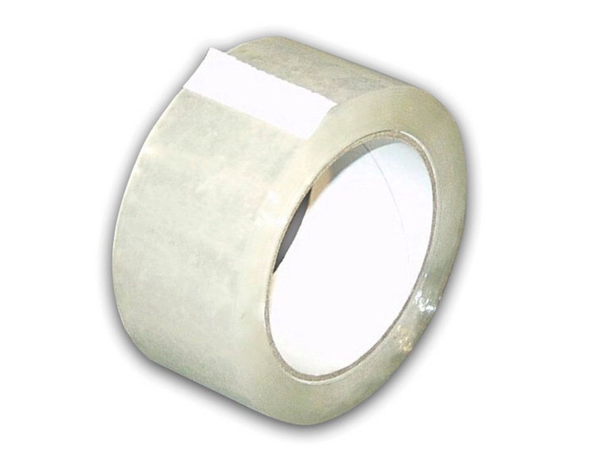 Pakketape PP Acryl 48 mm x 66 Meter Klar