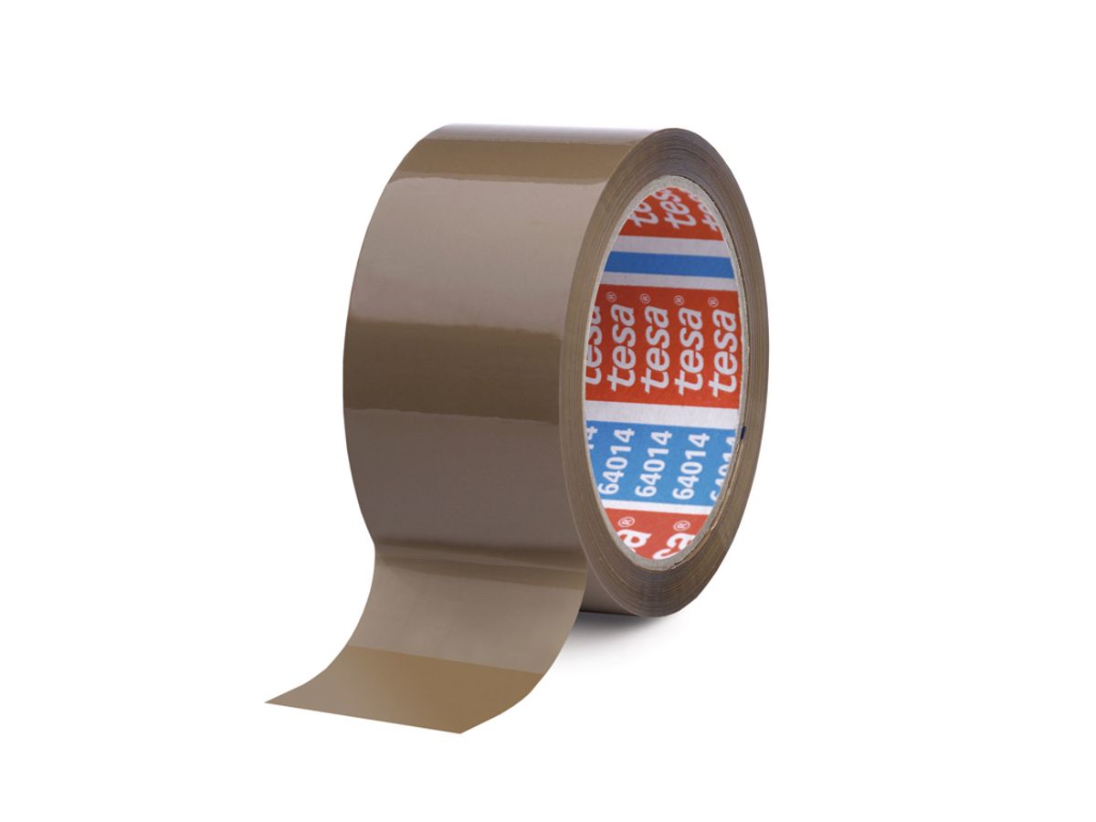 Pakketape PP Tesa Acryl 64014 48 mm x 66 Meter Brun