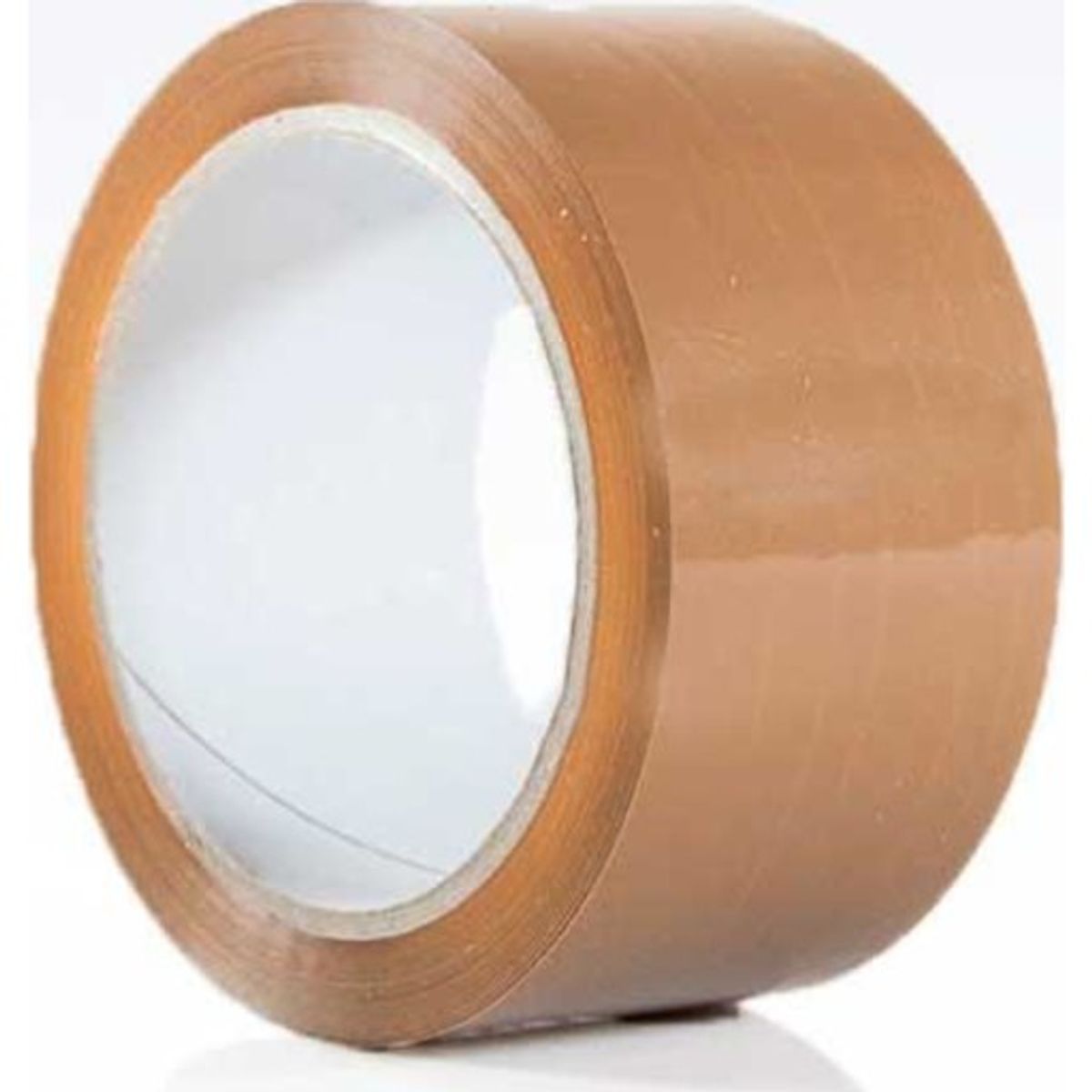 Pakketape pvc brun 66mx50mm