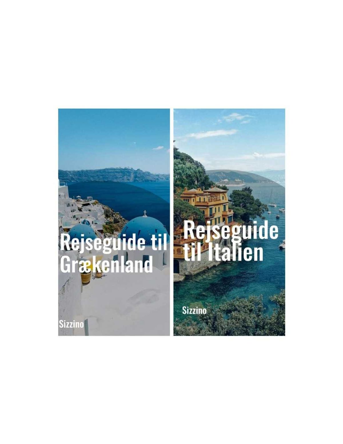 Pakketilbud: Rejseguide til Grækenland & Rejseguide til Italien