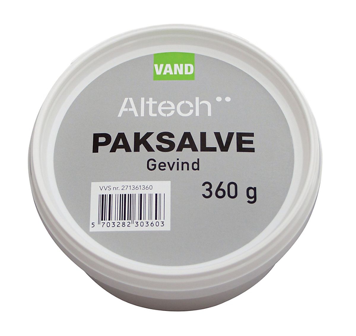 paksalve til vand 360g