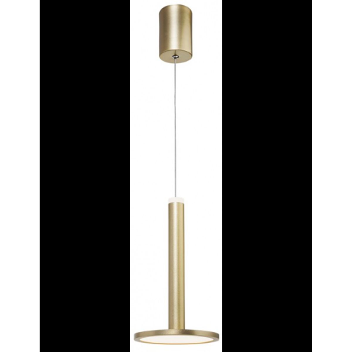 PALENCIA Pendellampe i aluminium Ø15 cm 11W LED - Satineret guld