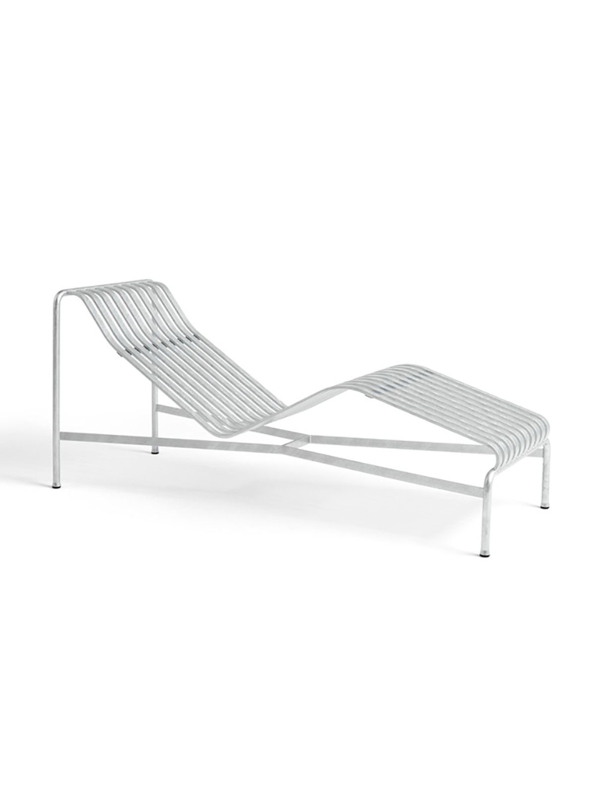 Palissade Chaise Longue, hot galvanised fra Hay