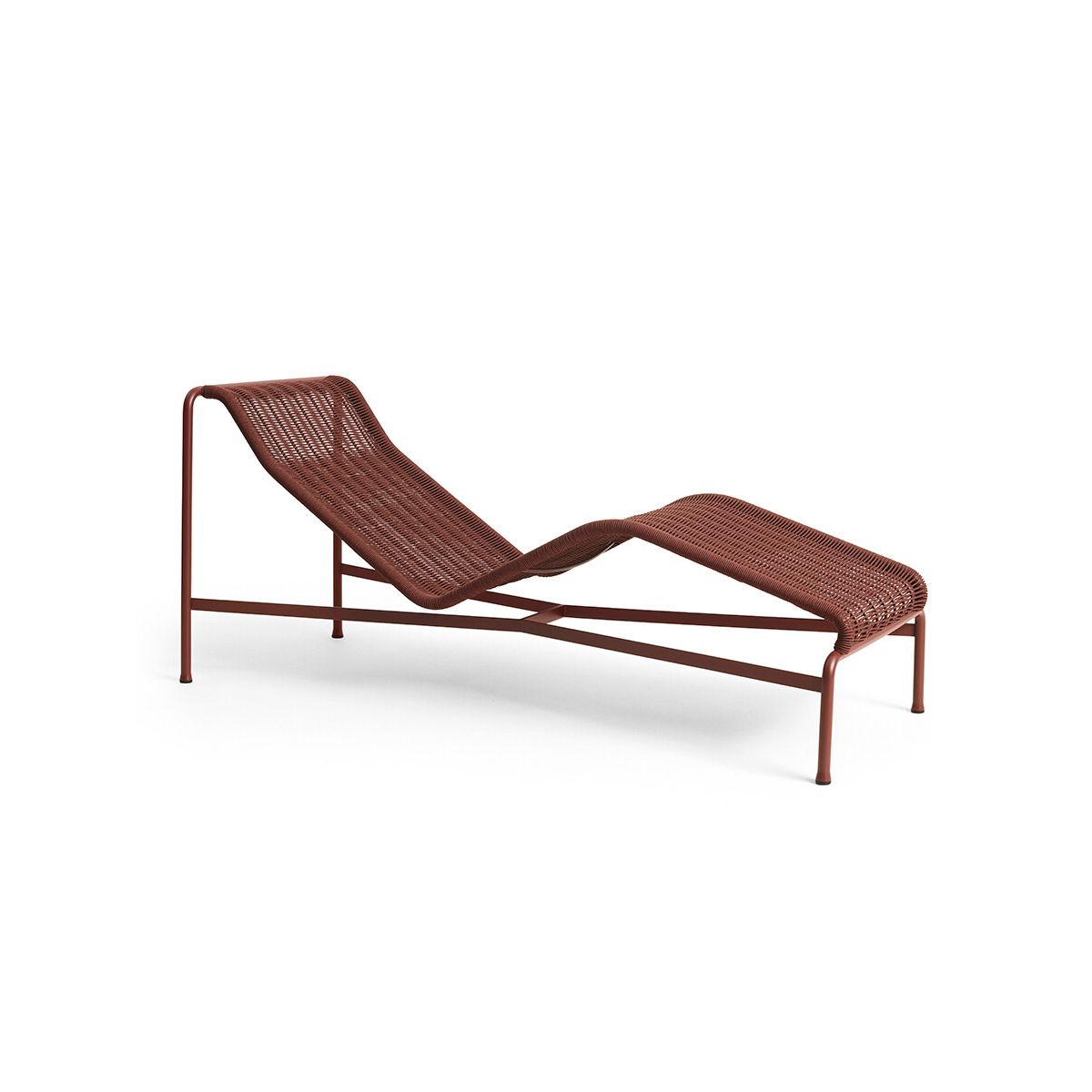 Palissade Cord Chaise Longue fra Hay (Iron Red)