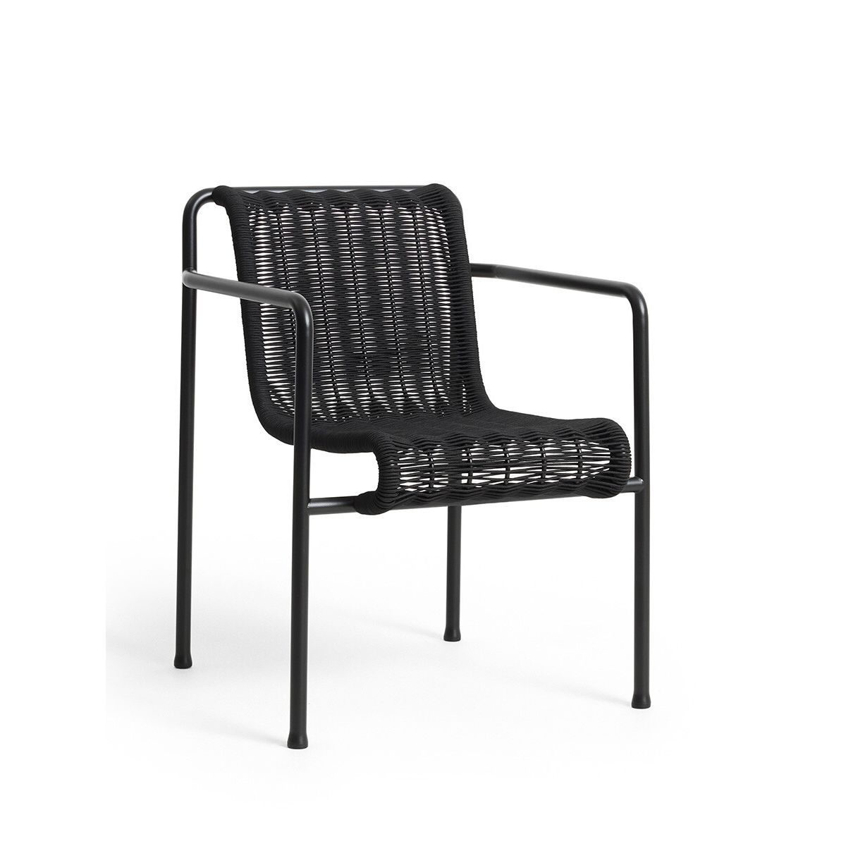 Palissade Cord Dining Armchair fra Hay (Anthracite)