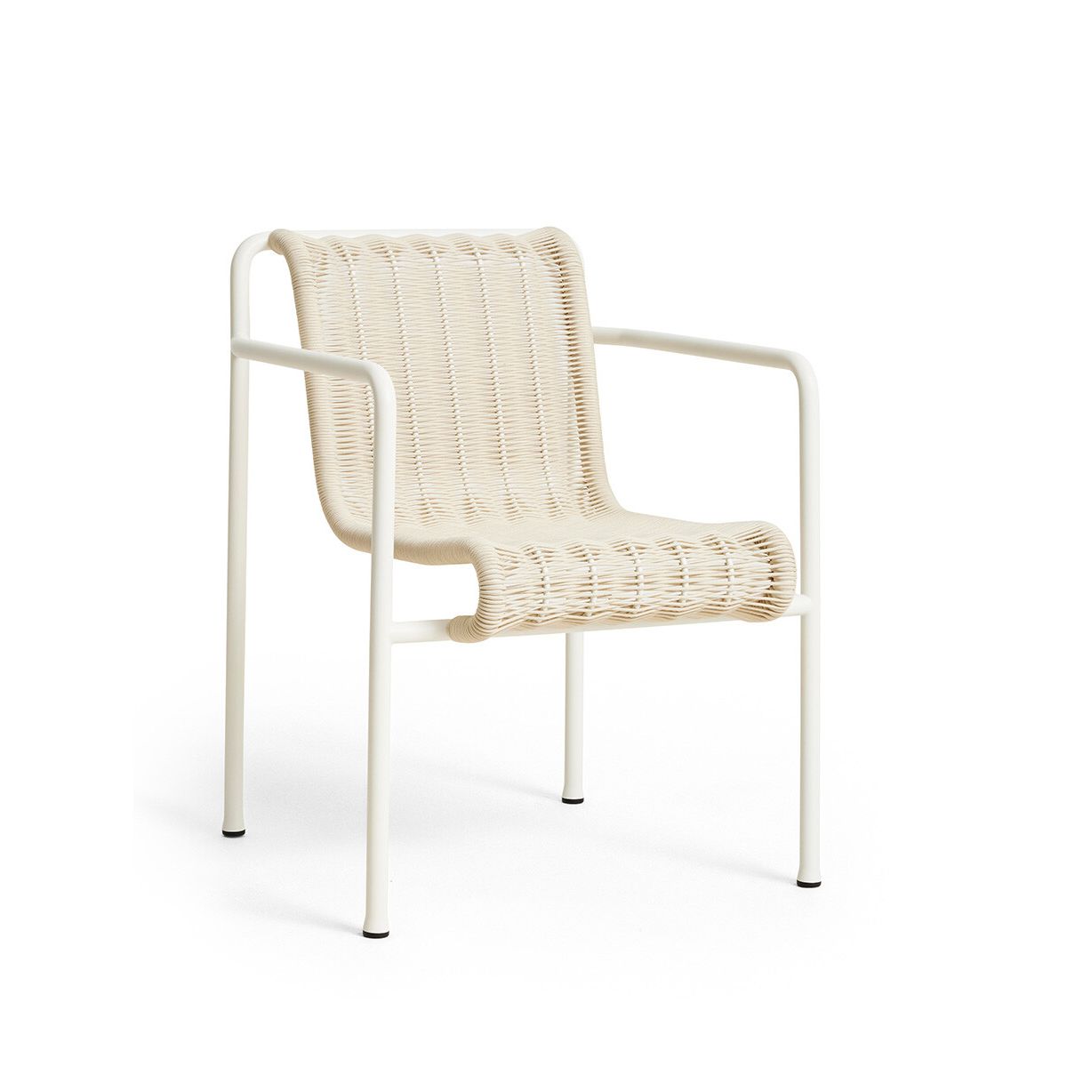 Palissade Cord Dining Armchair fra Hay (Cream white)