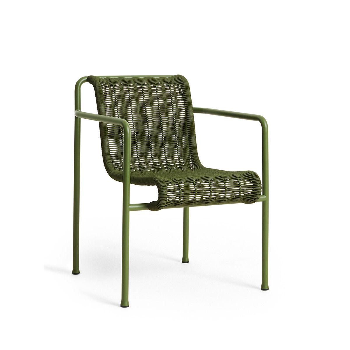 Palissade Cord Dining Armchair fra Hay (Olive)