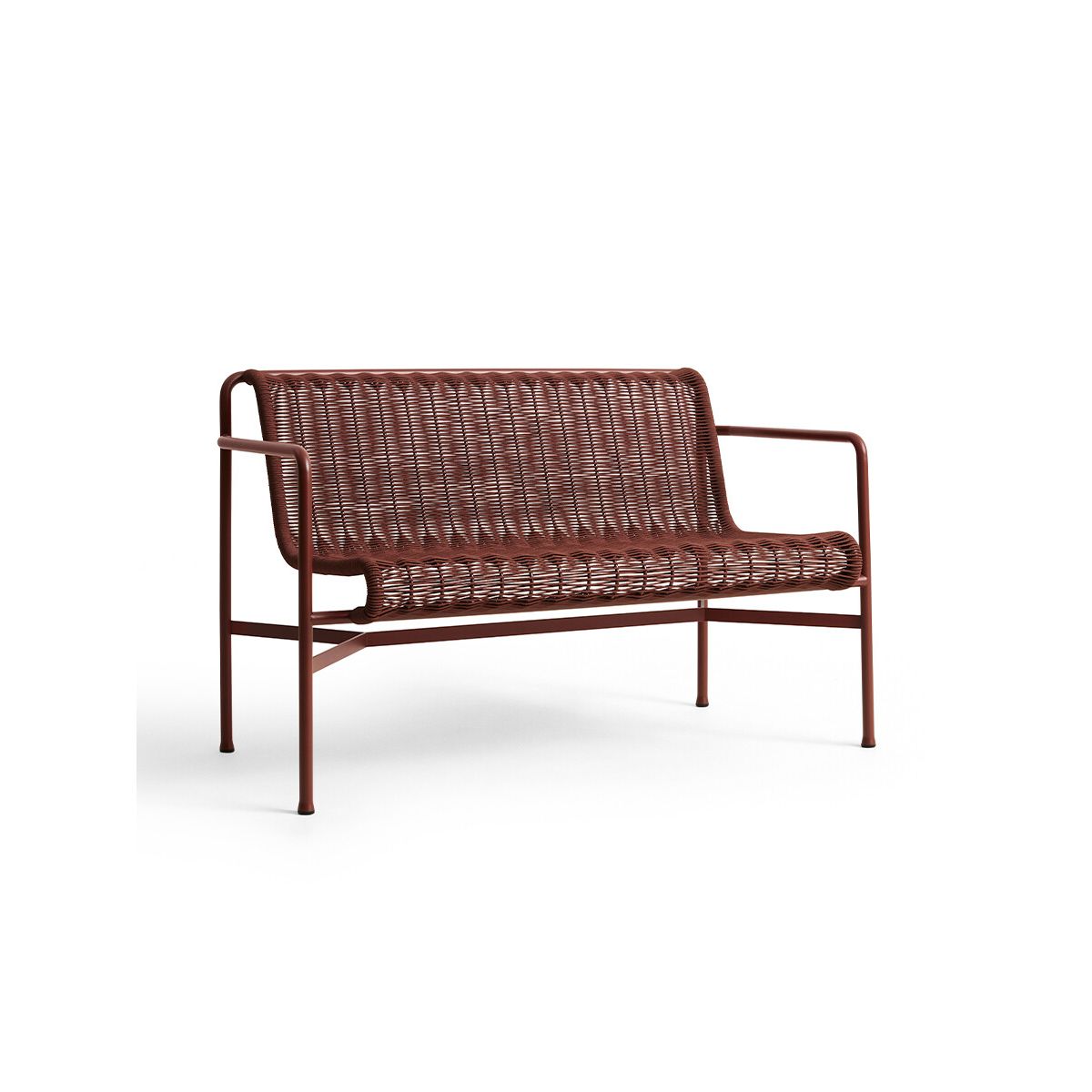 Palissade Cord Dining Bench fra Hay (Iron Red)