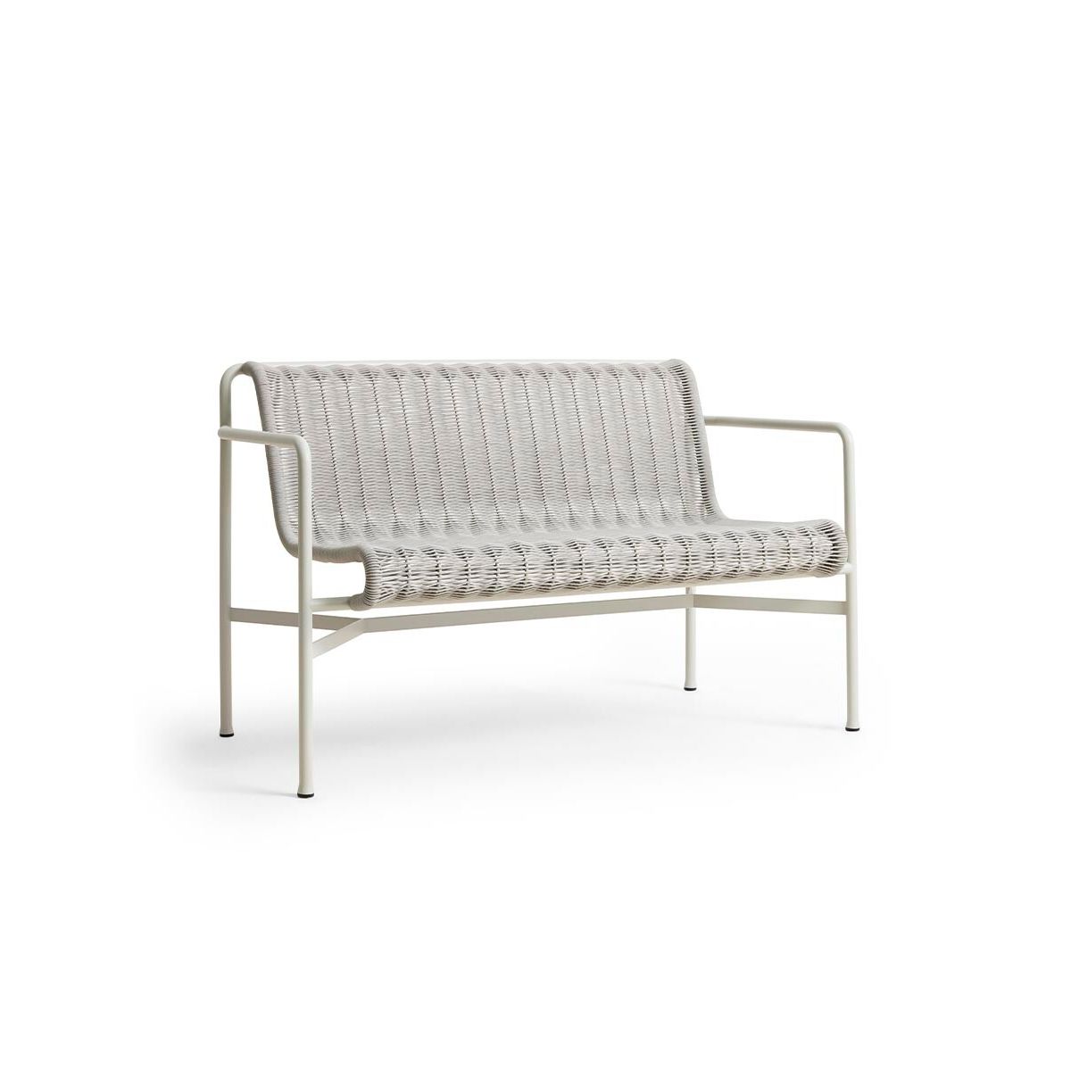 Palissade Cord Dining Bench fra Hay (Sky grey)