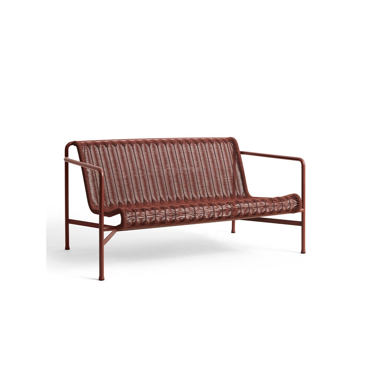 Palissade Cord Lounge Sofa fra Hay (Iron Red)