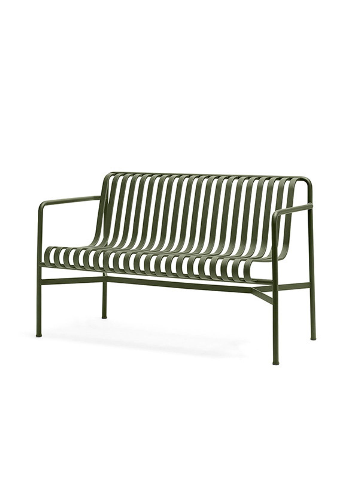 Palissade Dining Bench, olive fra Hay