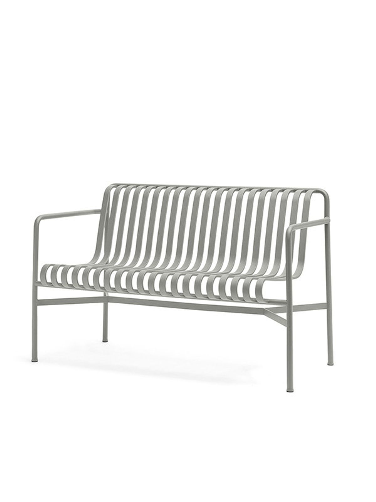 Palissade Dining Bench, sky grey fra Hay