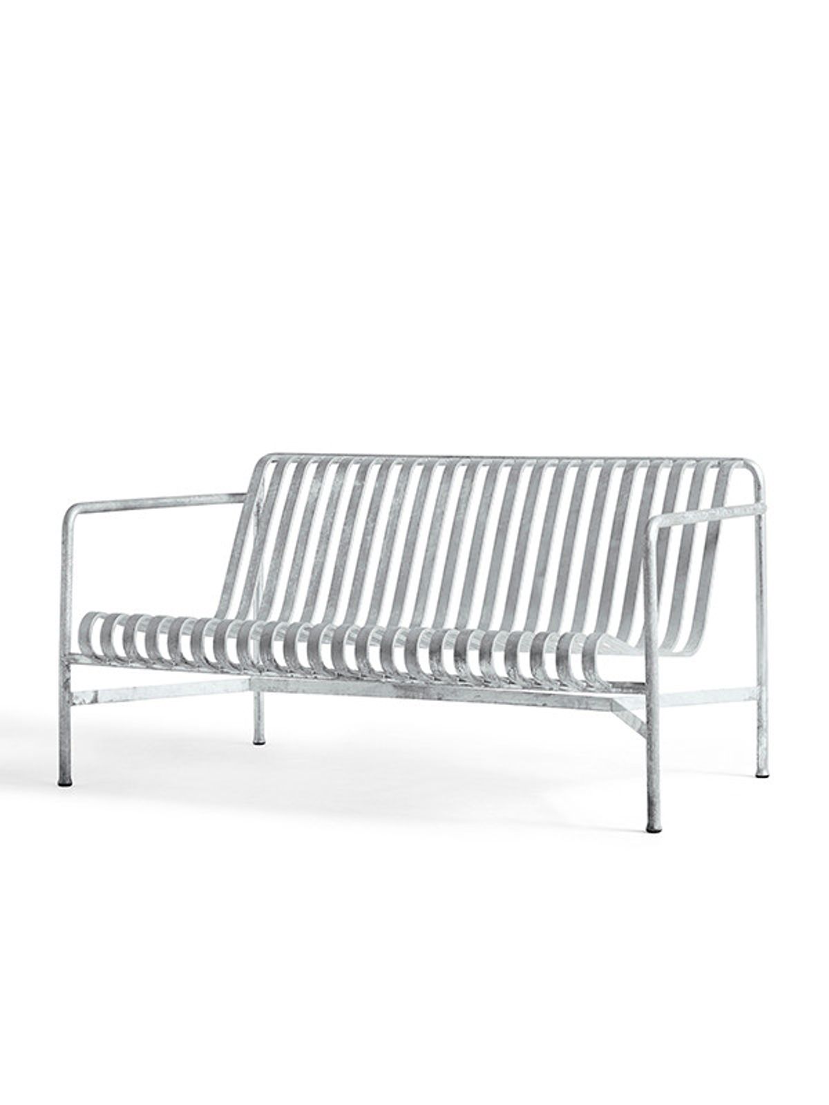 Palissade Lounge Sofa, hot galvanised fra Hay