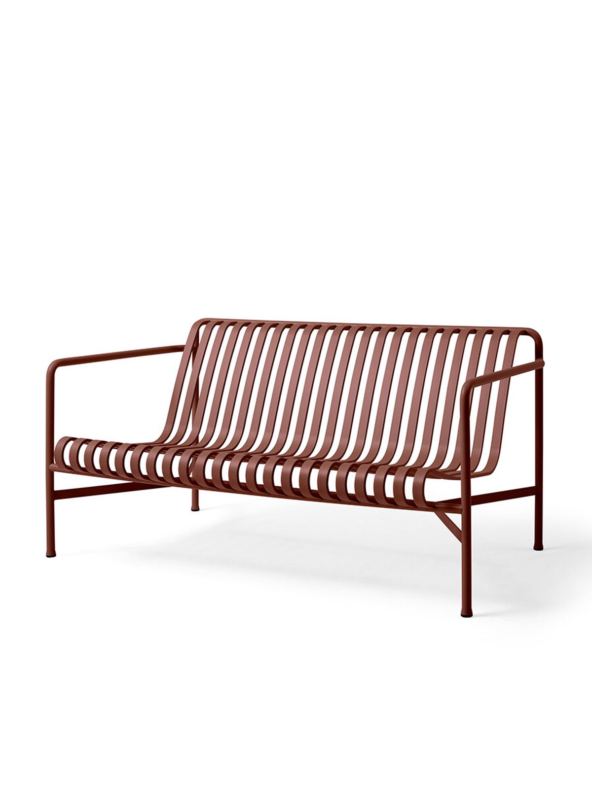 Palissade Lounge Sofa, iron red fra Hay