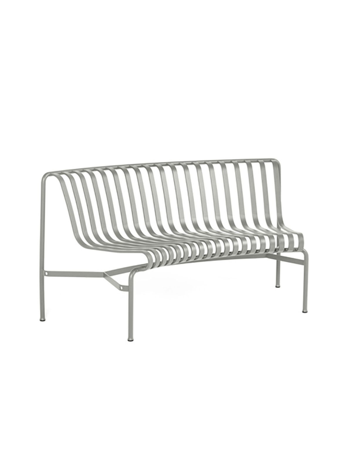 Palissade Park Dining Bench, in, sky grey fra Hay