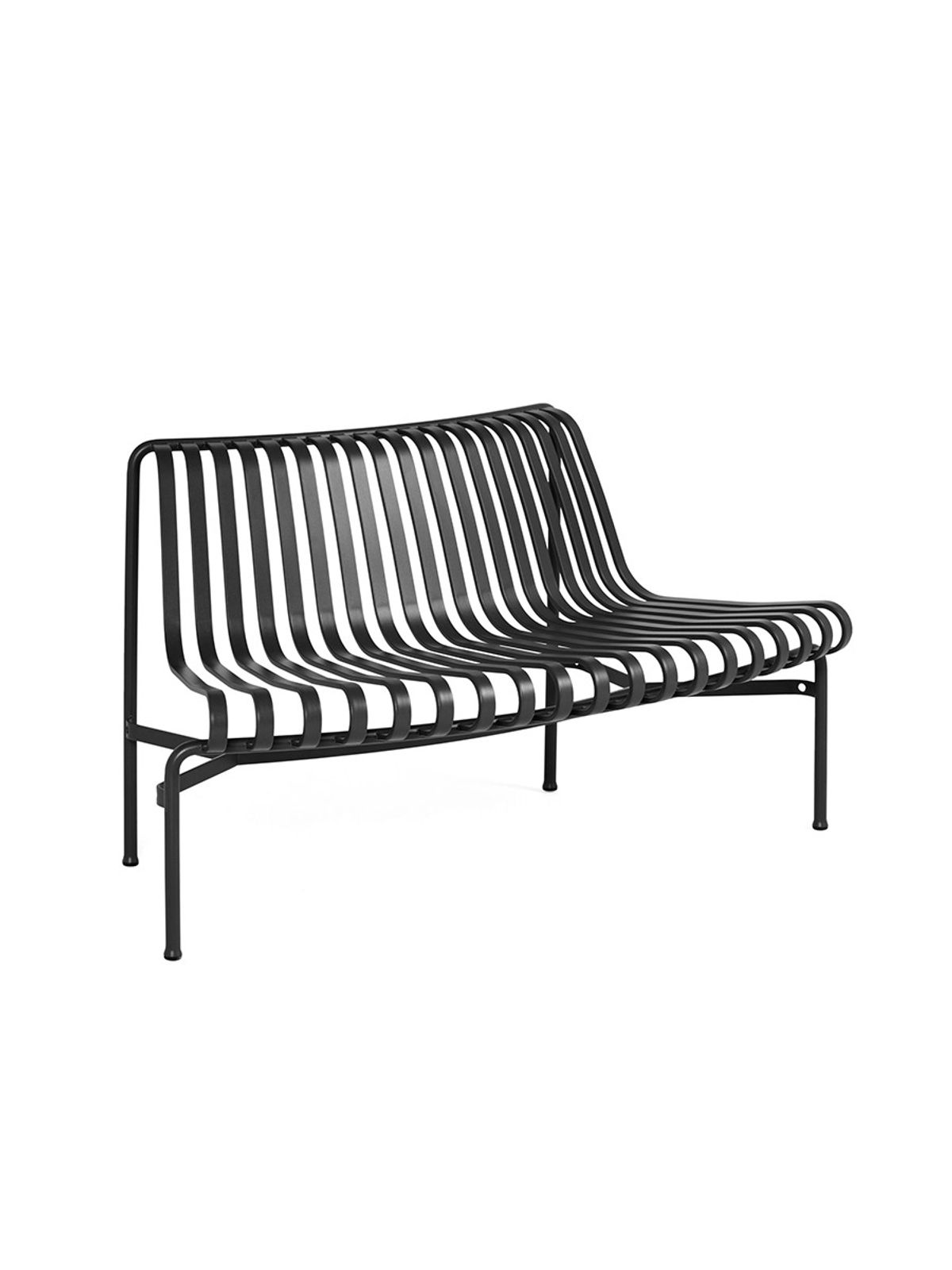 Palissade Park Dining Bench, out, antracit fra Hay (Antracit)