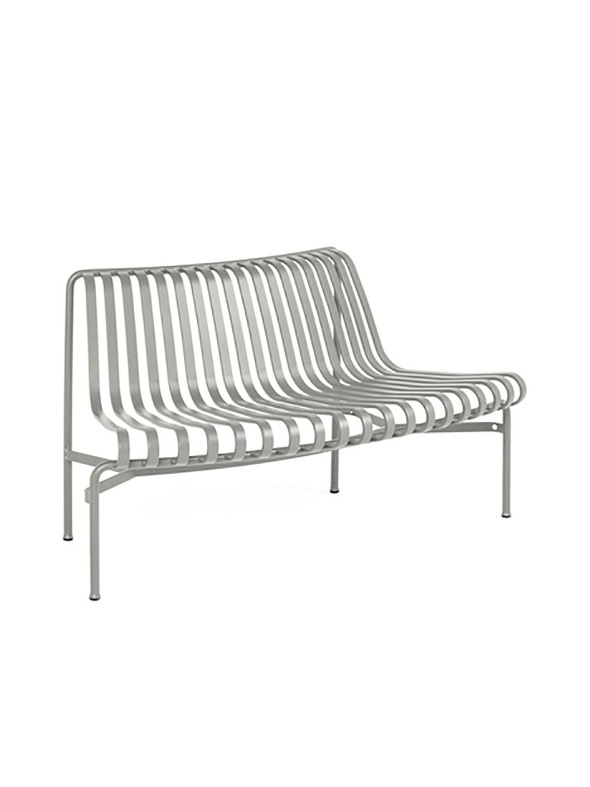 Palissade Park Dining Bench, out, sky grey fra Hay