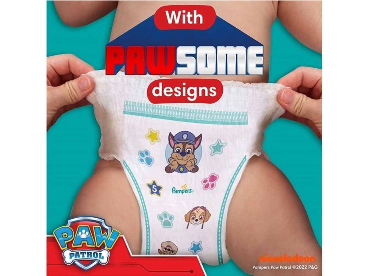 Pampers Diapers-Pants Paw Patrol, Size 5, 12-17Kg, 66 Pcs., 81784213