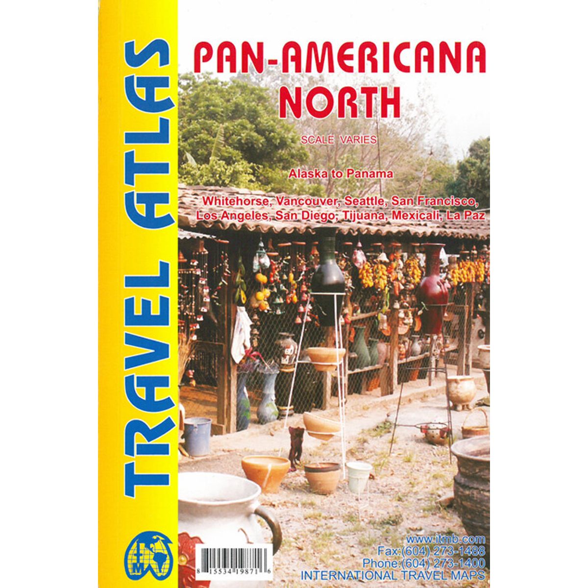 Pan-americana North Travel Atlas - Itmb - English Book