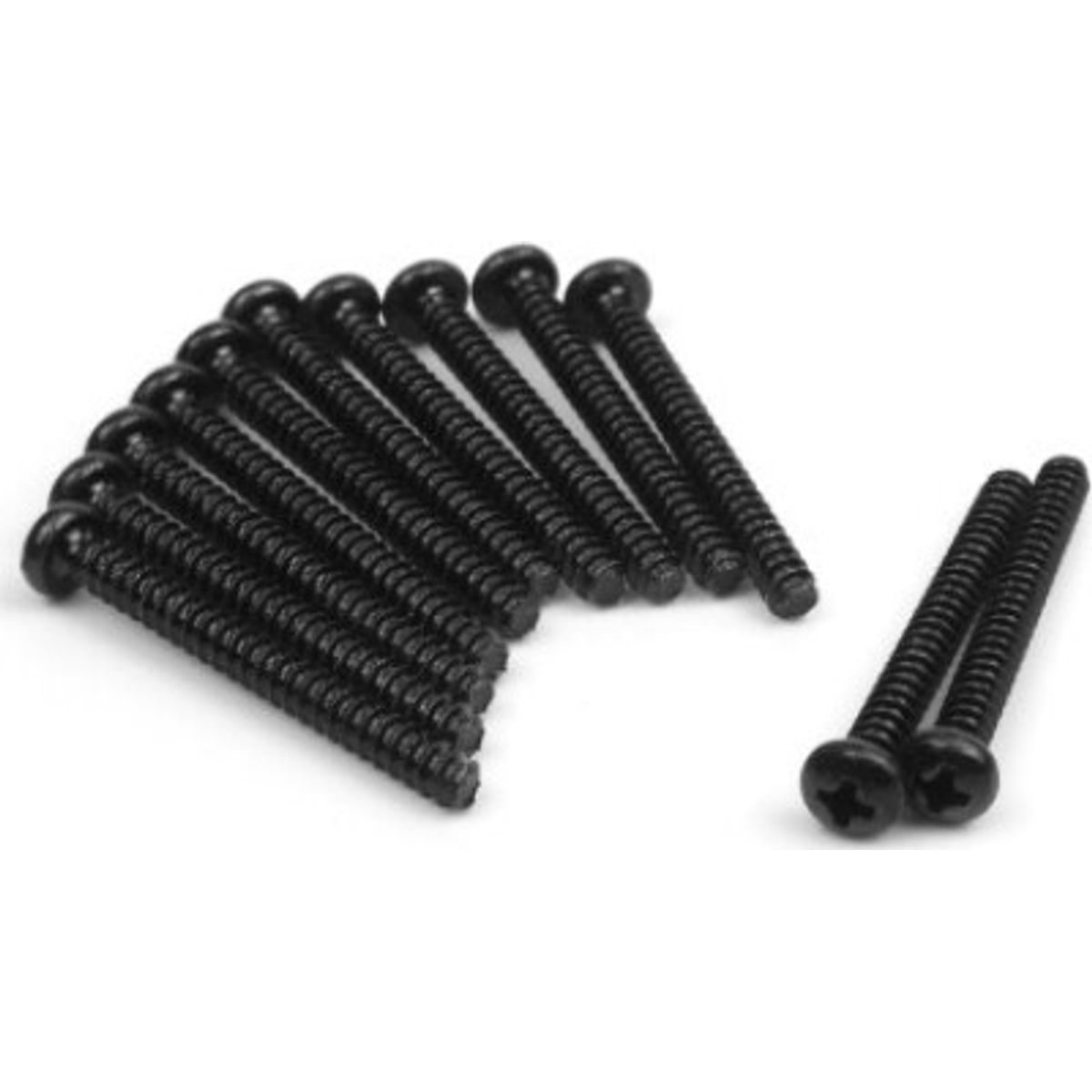 Pan Head Self Tapping Screws 6x25mm (12pcs) - 540159 - Blackzon