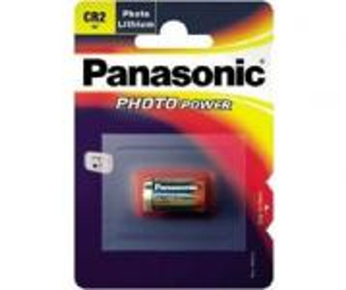 Panasonic Fotobatteri CR2 3 Volt Lithium 950 mAh