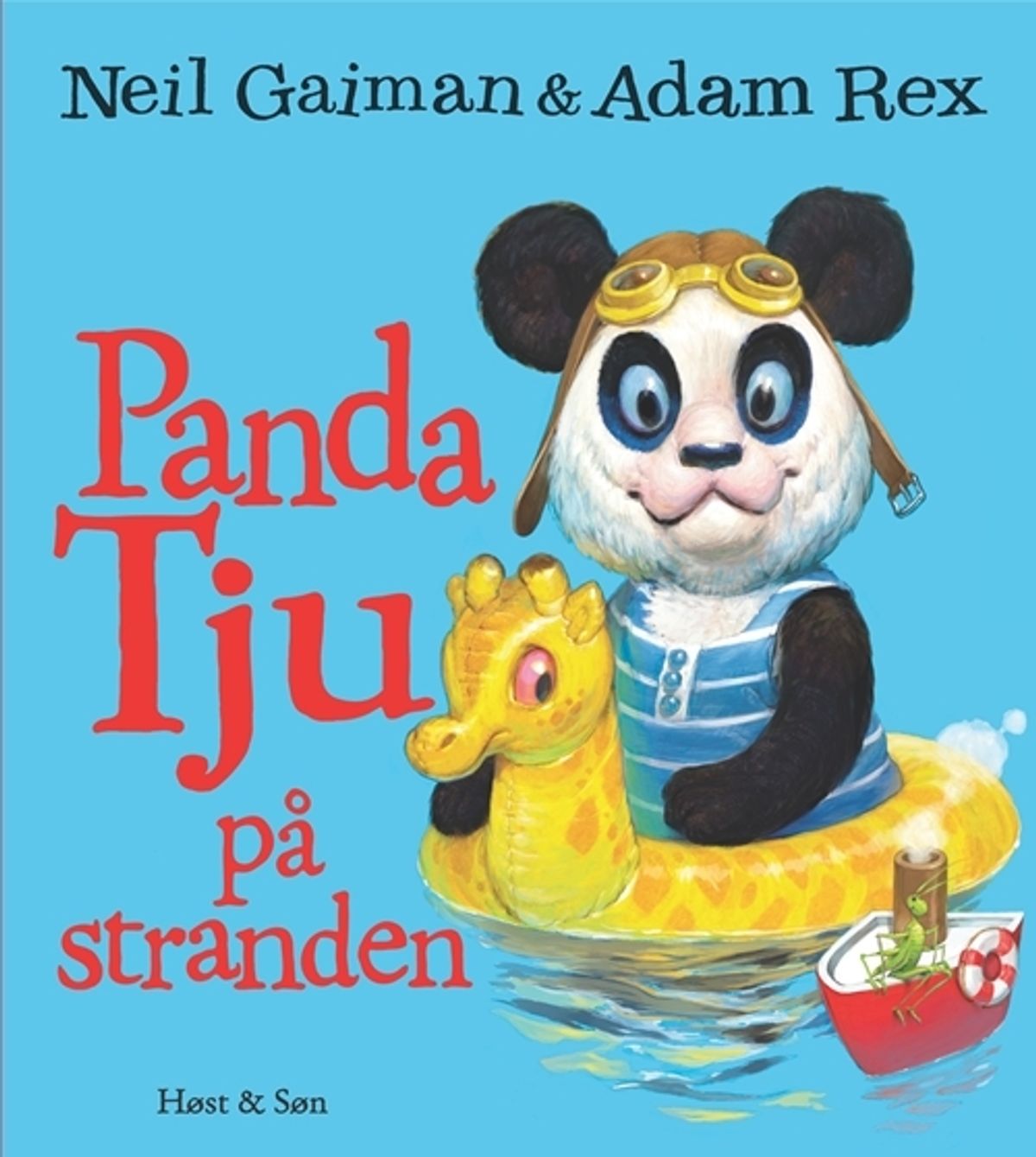 Panda Tju på stranden