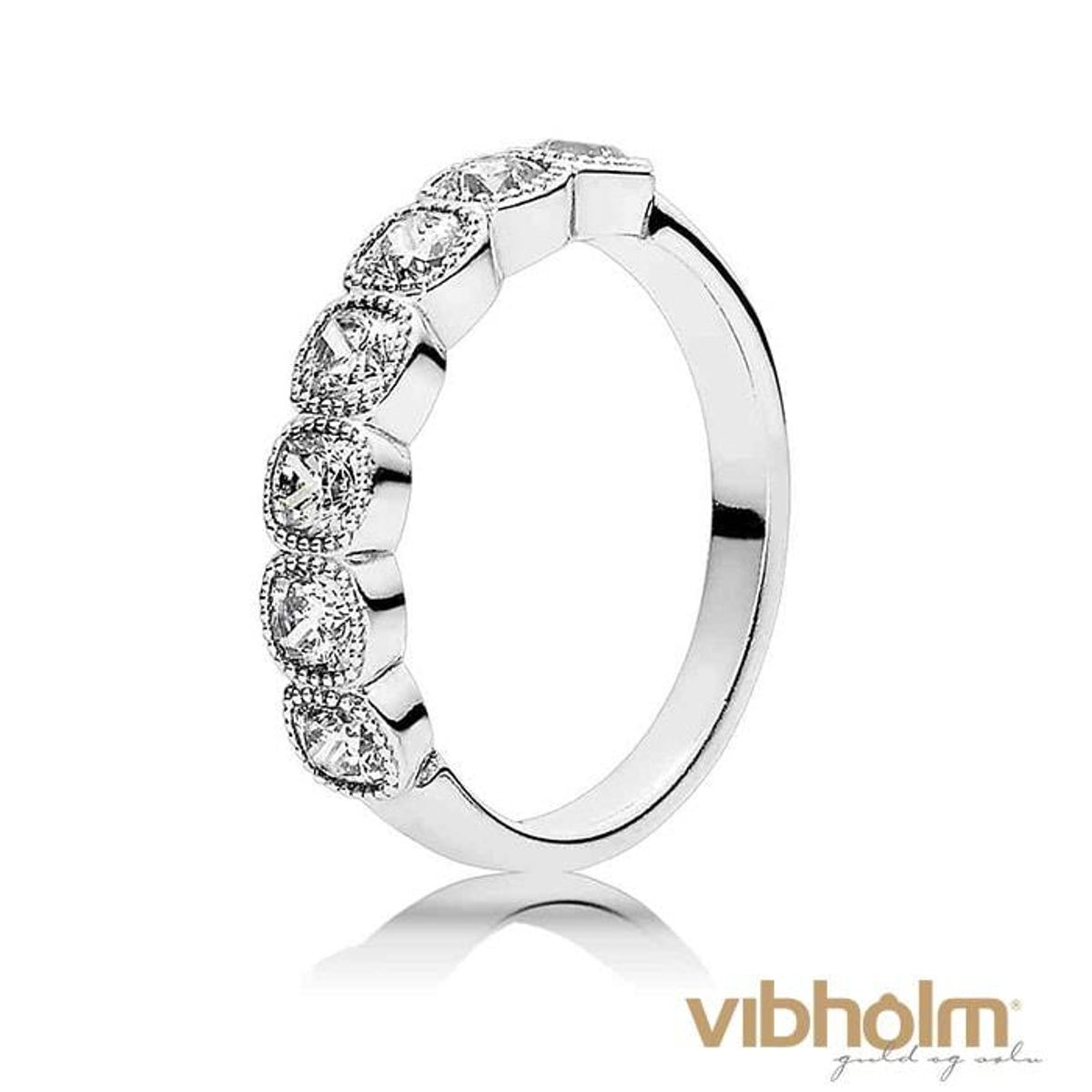 Pandora - Alluring Cushion Ring sterlingsølv 191019CZ