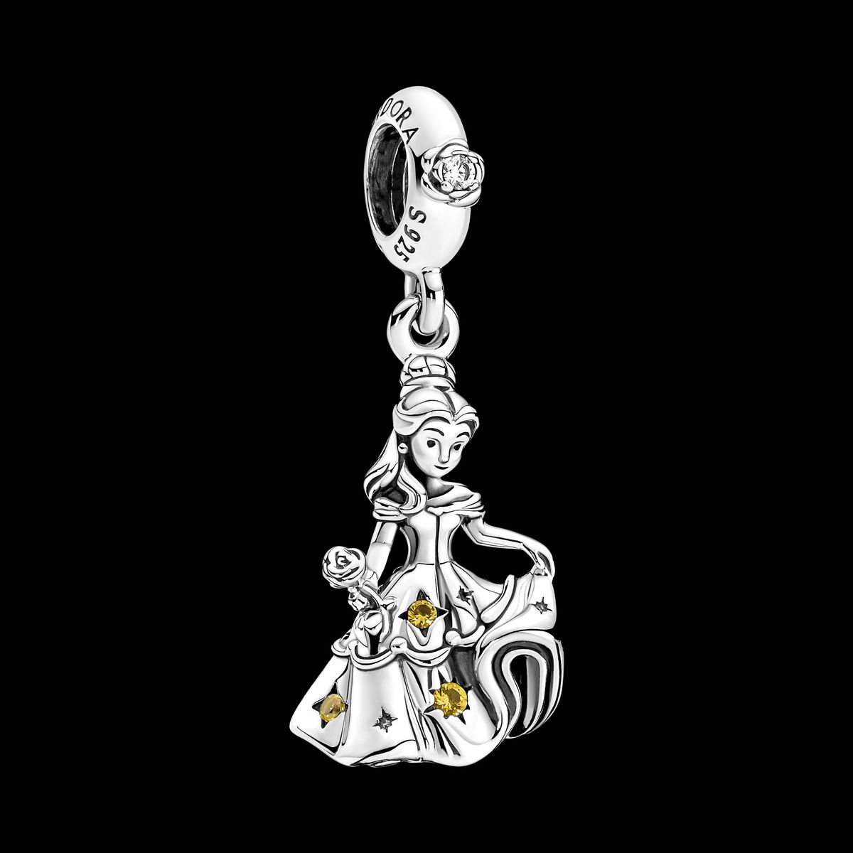 Pandora - Beauty & Beast Dancing Belle charm sølv