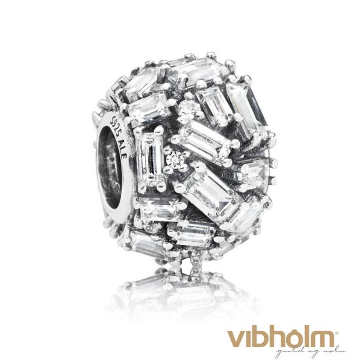 Pandora - Chiselled Elegance Charm Sølv 797746CZ