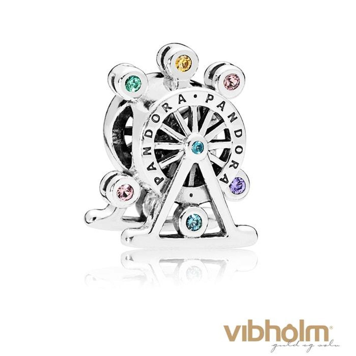 Pandora - Colour Wheel Charm sølv 797199NLCMX