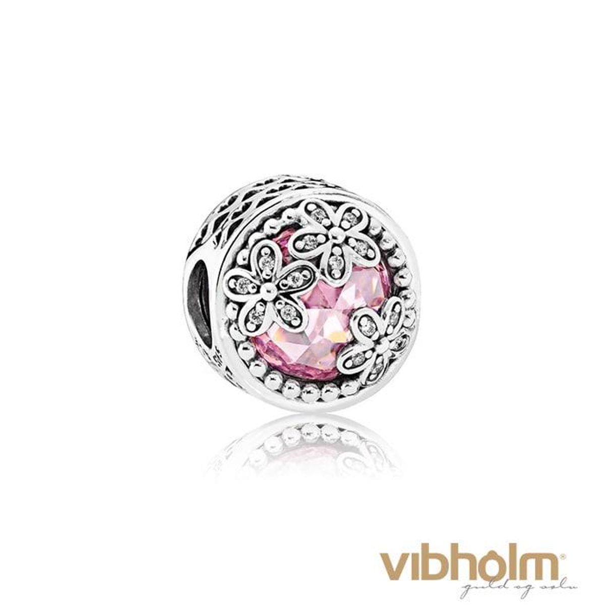 Pandora - Dazzling Daisy Meadow Charm sølv 792055PCZ