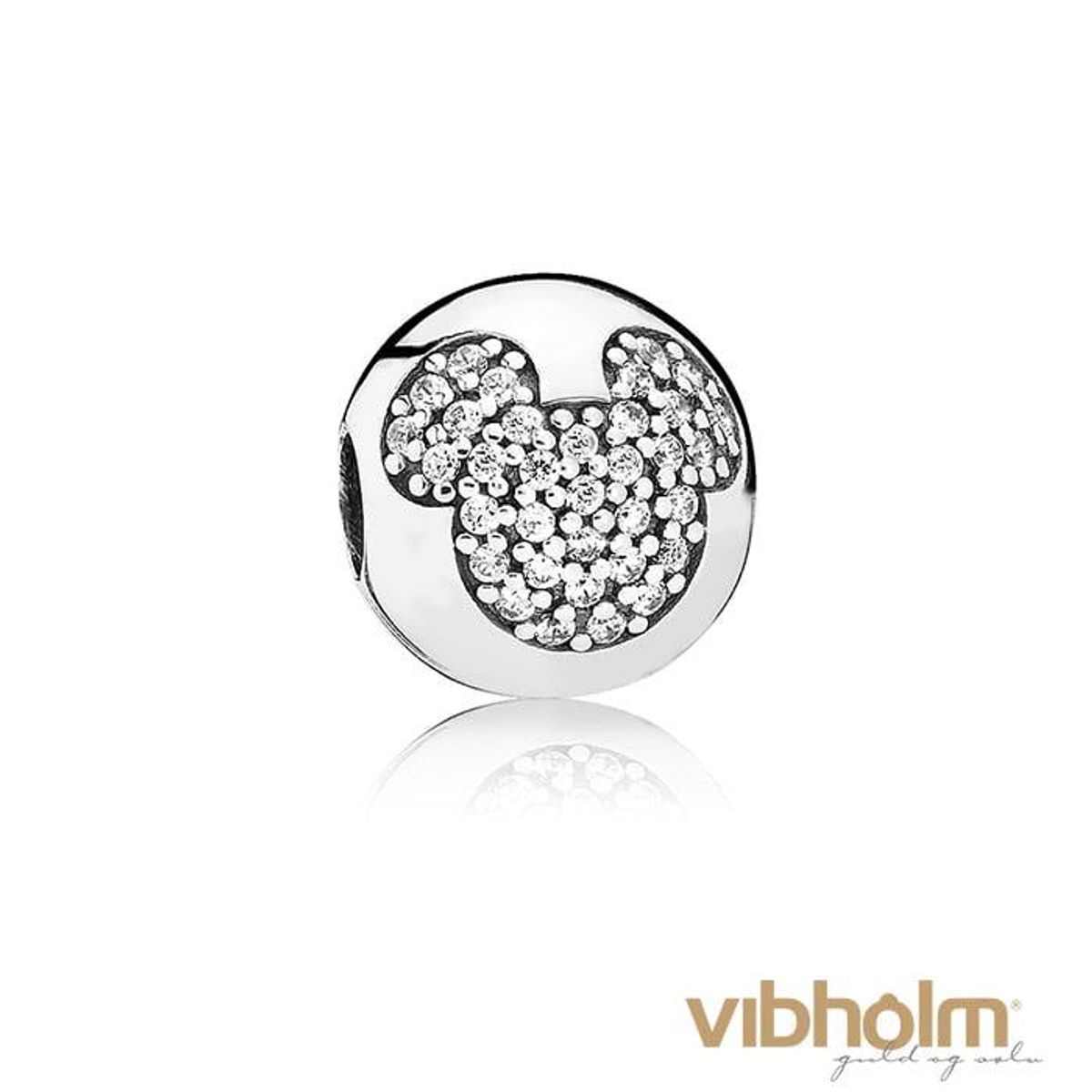 Pandora Disney Mickey Pavé klemmeled - sterlingsølv 791449CZ