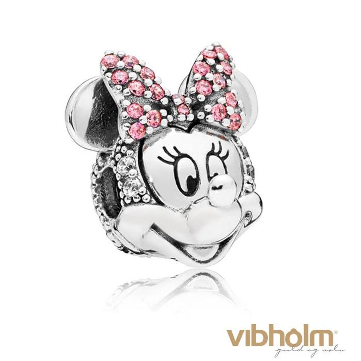 Pandora - Disney Shimmering Minnie Charm sølv 797496CZS