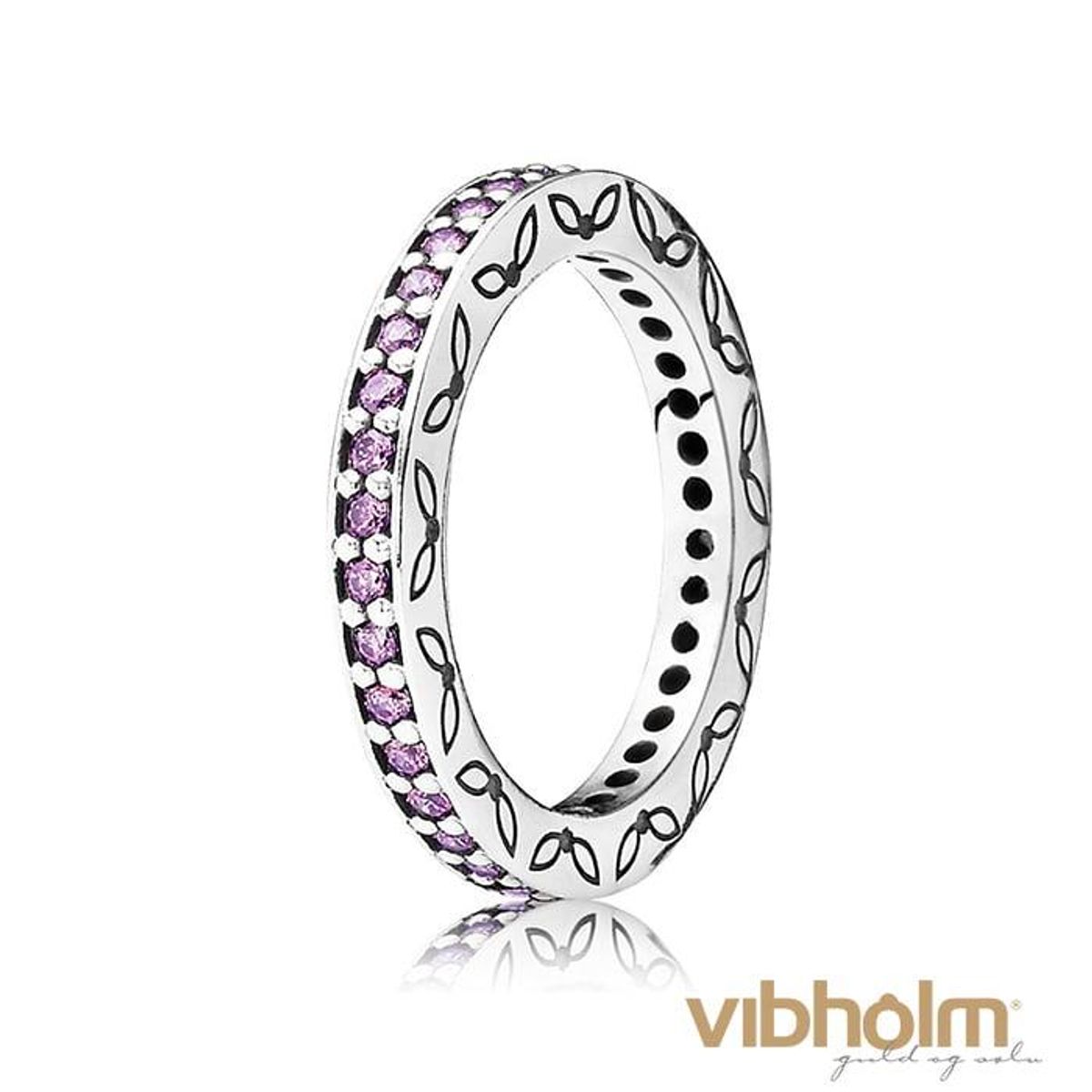 Pandora - Fancy Purple Ring sølv m/ lilla zirkonia 190618CFP