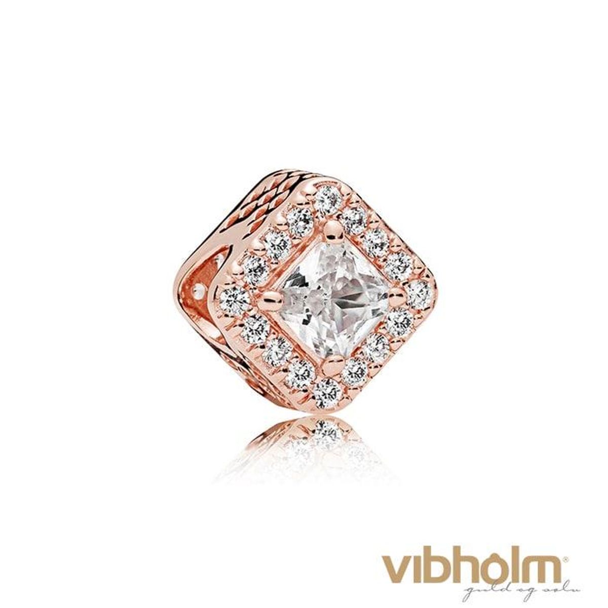 Pandora - Geometric Radiance Charm Rose&trade; 786206CZ