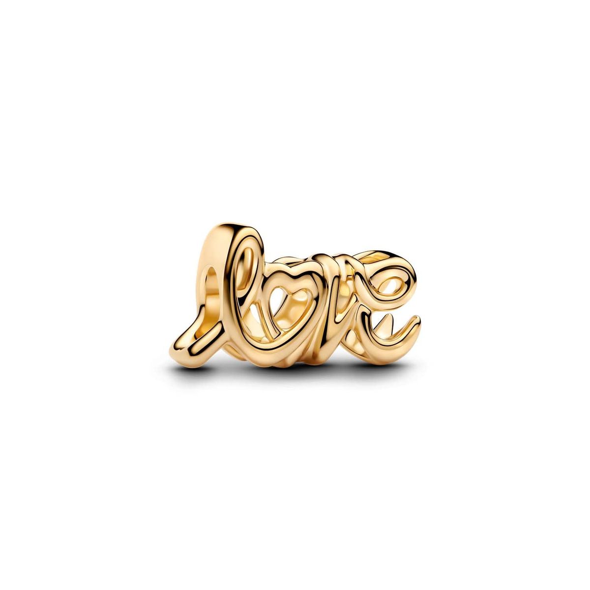 Pandora - Handwritten Love charm Forgyldt metalblanding