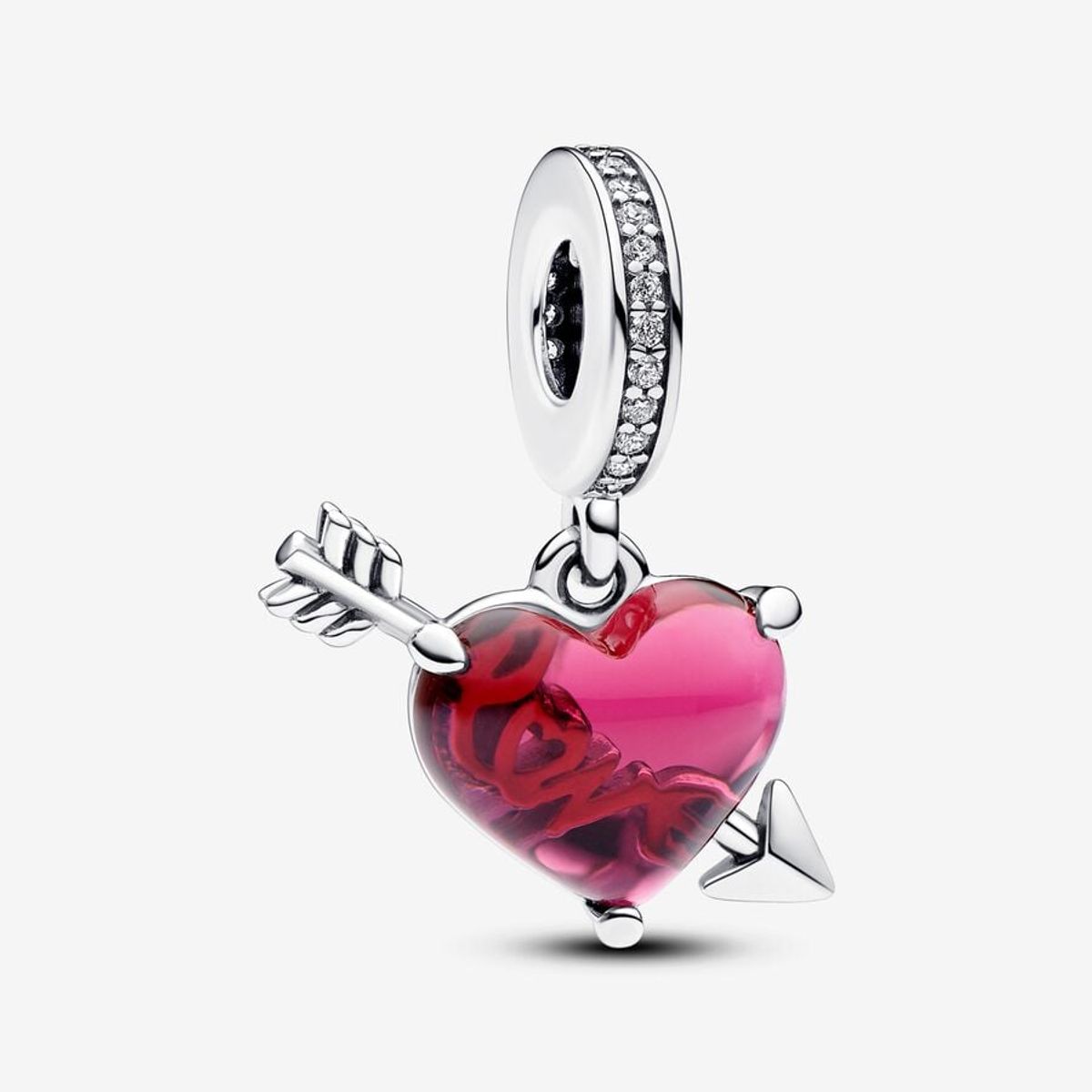 Pandora Hearts And Arrow Sterling Sølv Vedhæng 793085C01