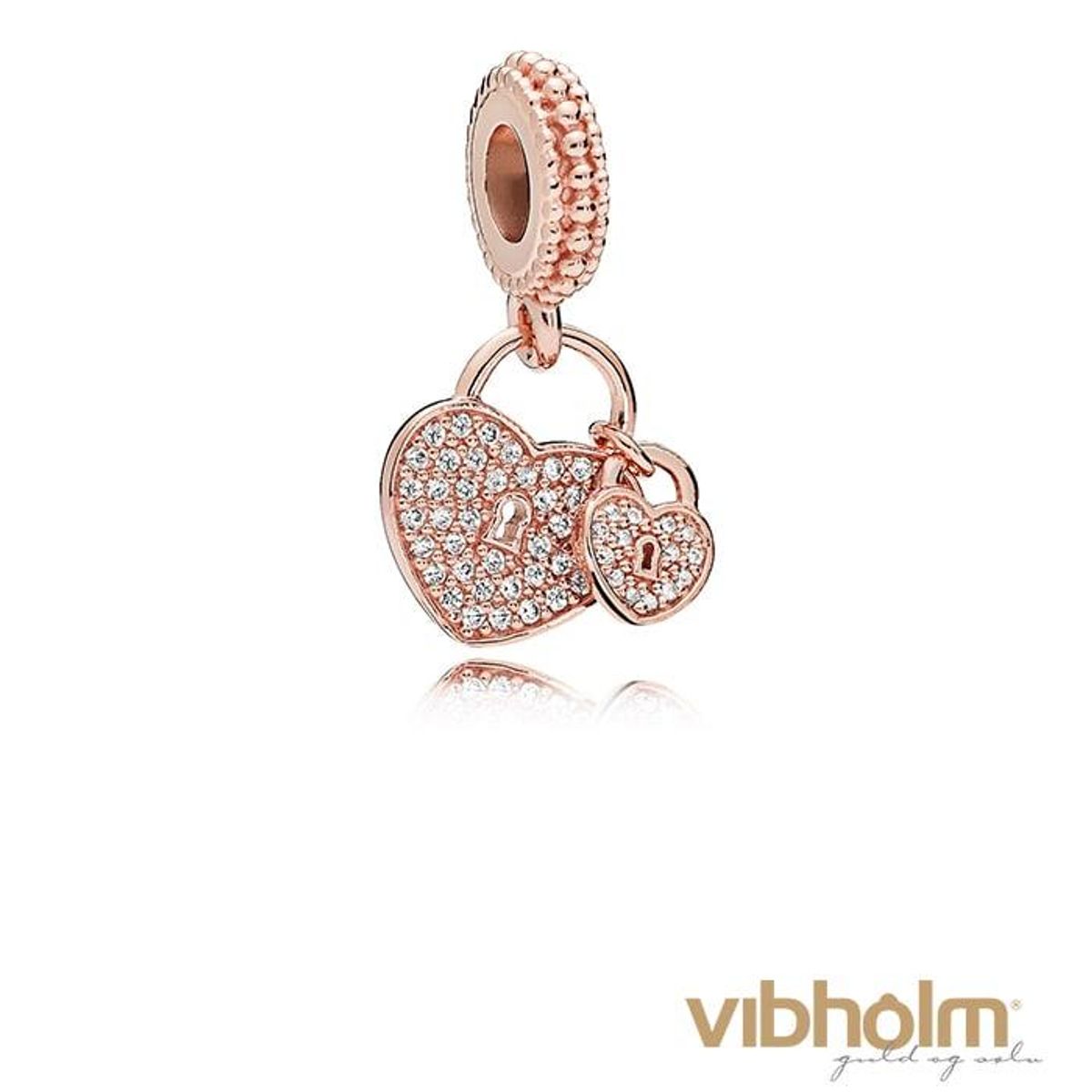 Pandora - Love Locks Charm Rose&trade; 781807CZ