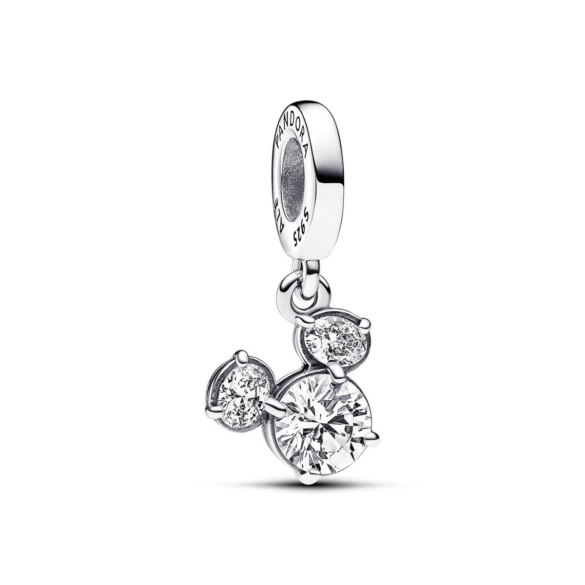 Pandora - Mickey Mouse Sparkling Head Sterlingsølv