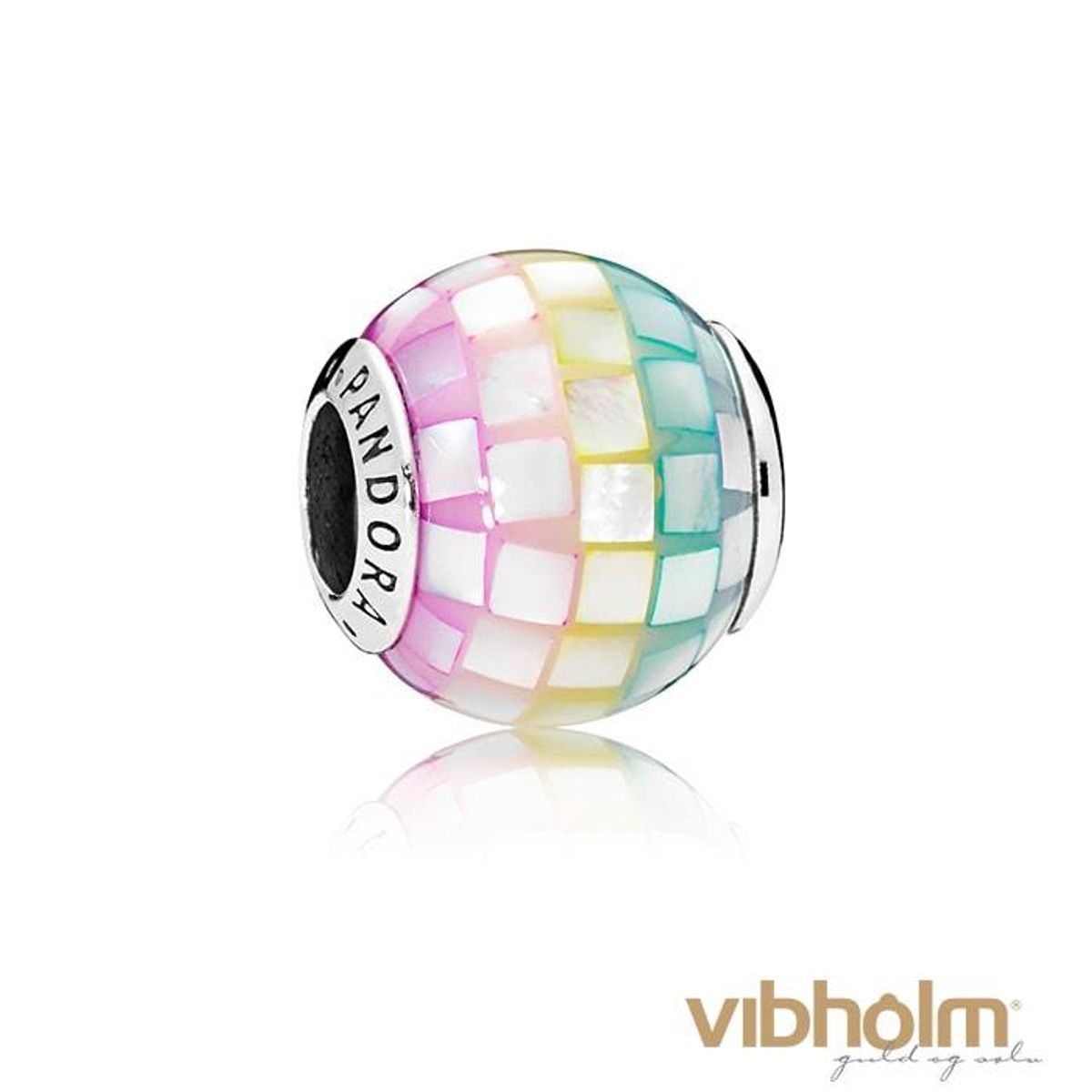 Pandora - Multi-colour Mosaic Charm sølv 797183MPR