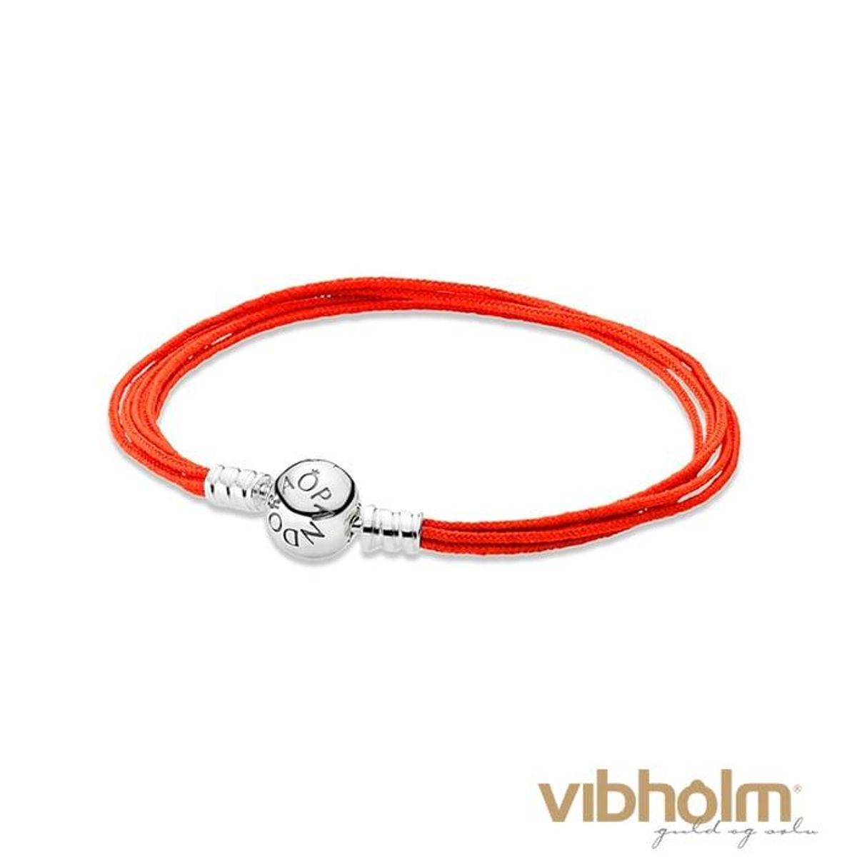 Pandora - multistring armbånd orange sterlingsølv 590715COE-M1