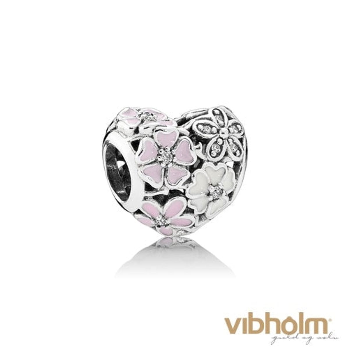 Pandora - Poetic Blooms Charm sterlingsølv 791825ENMX