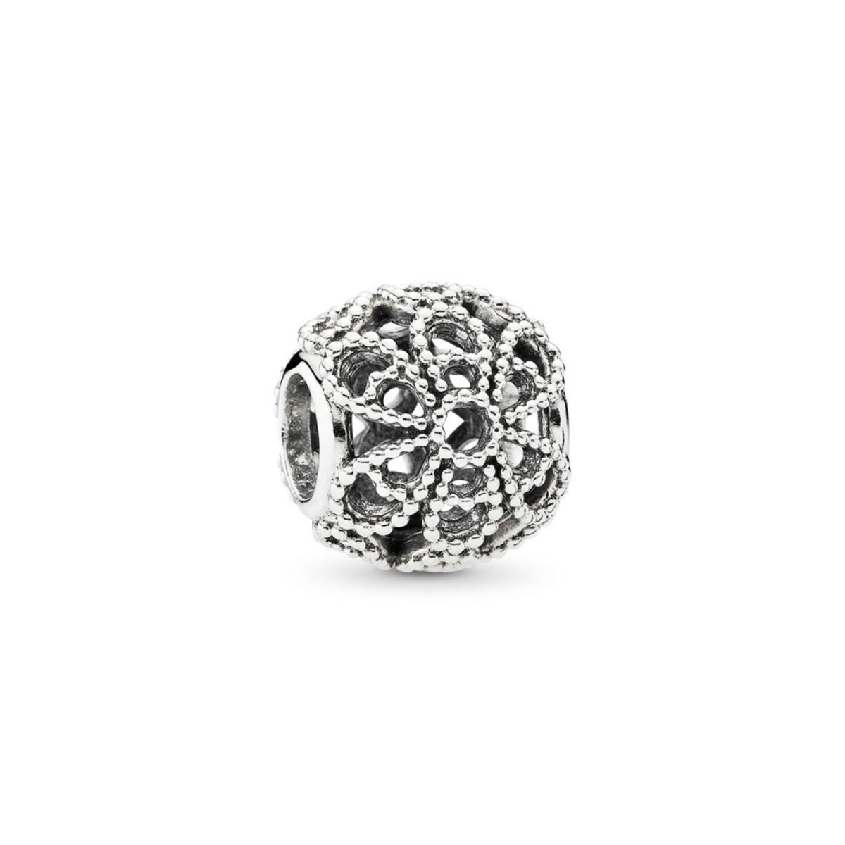 Pandora - Roses openwork charm i sølv - 791282