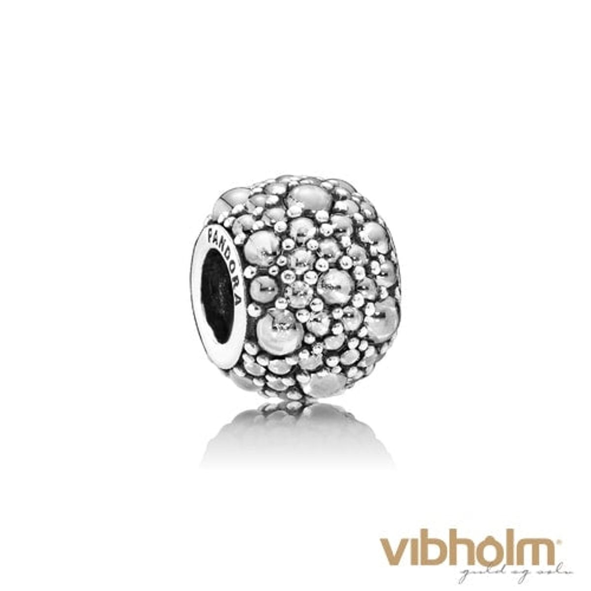 Pandora - Shimmering Droplets Charm sterlingsølv 791755CZ