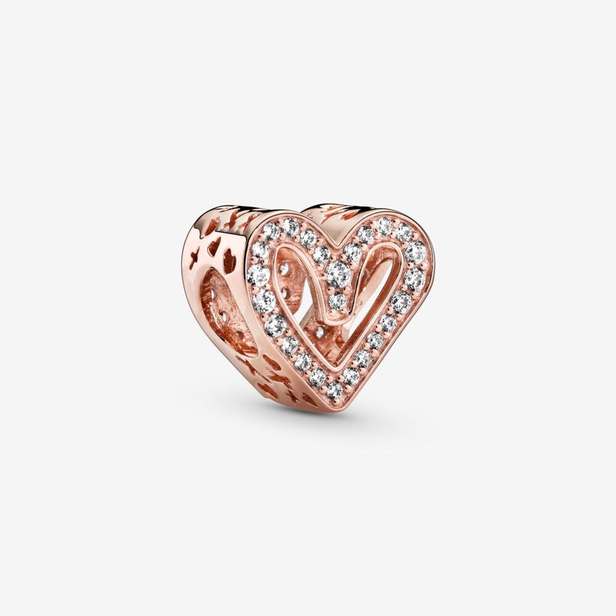 Pandora - Sparkling Freehand Heart charm 788692C01