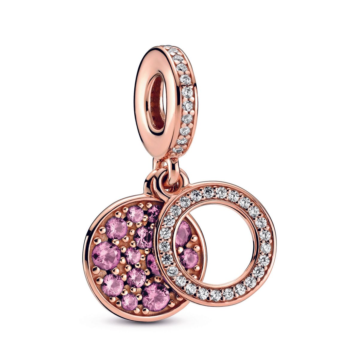 Pandora - Sparkling Pink Disc charm