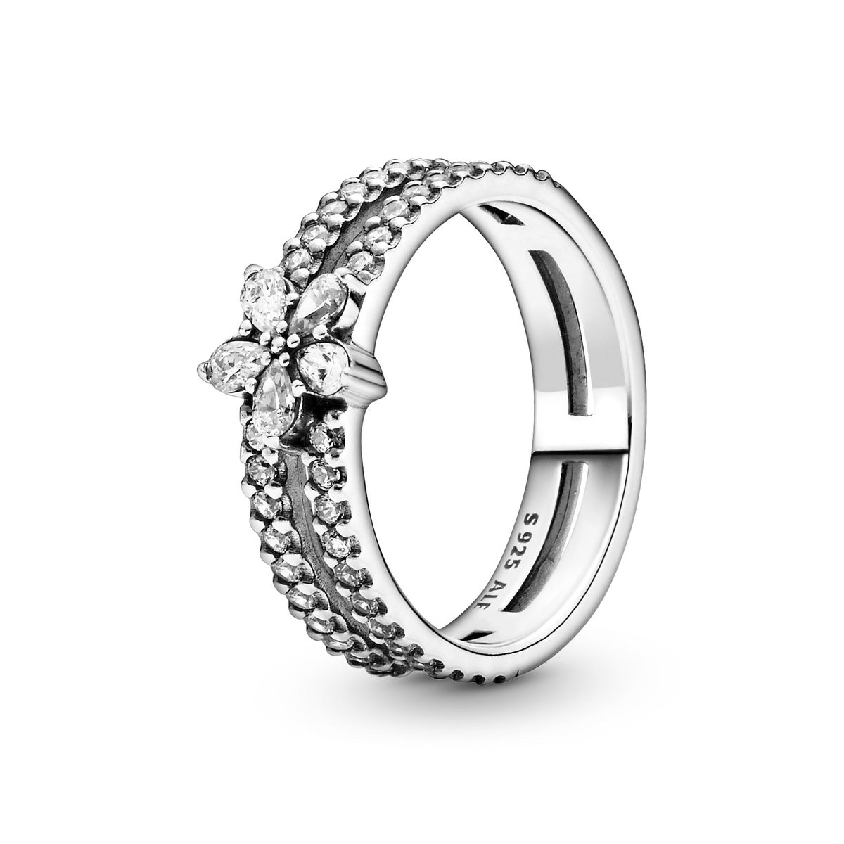 Pandora - Sparkling Snowflake ring