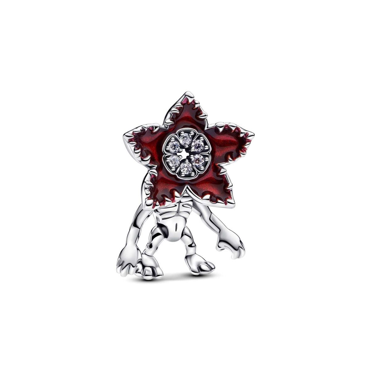 Pandora - Stranger Things Demogorgon charm, zirkonia Sølv sterlingsølv