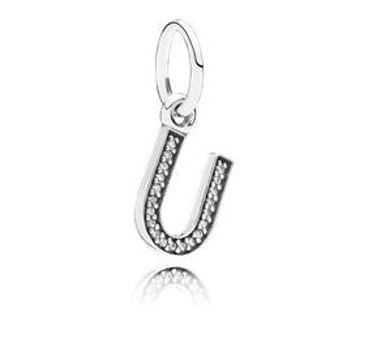 Pandora - "U" charm - 791333cz