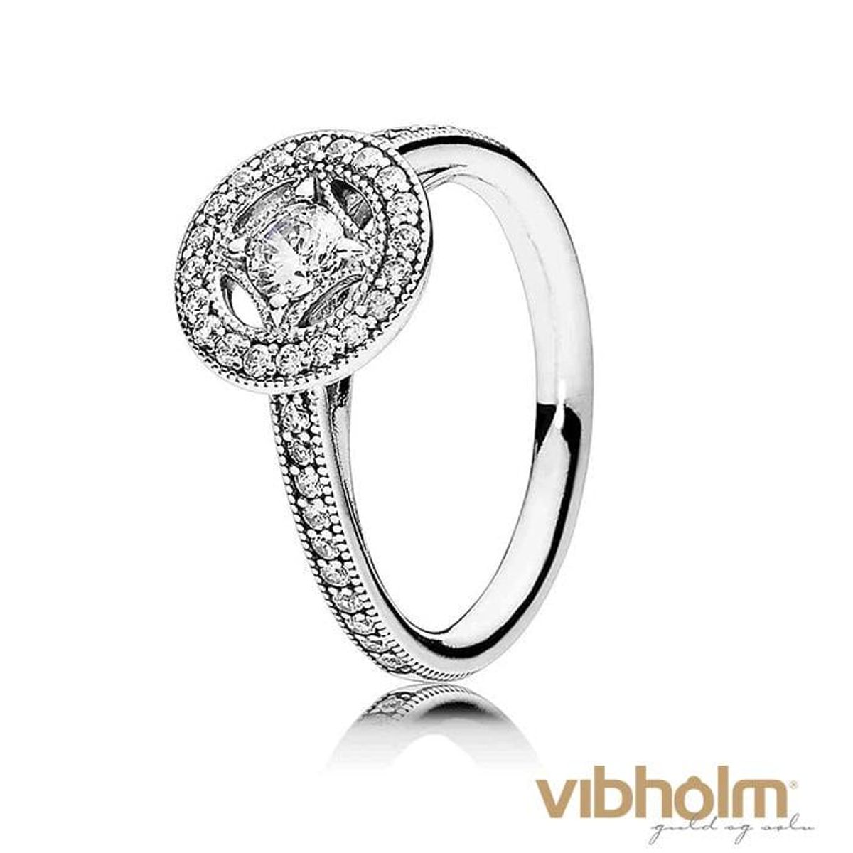 Pandora - Vintage Allure Ring sterlingsølv 191006CZ